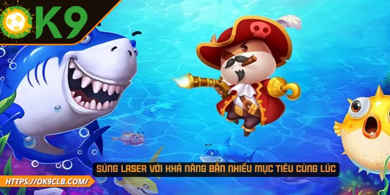 Súng Laser với khả năng bắn nhiều mục tiêu cùng lúc 
